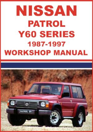 nissan patrol y60 service manual